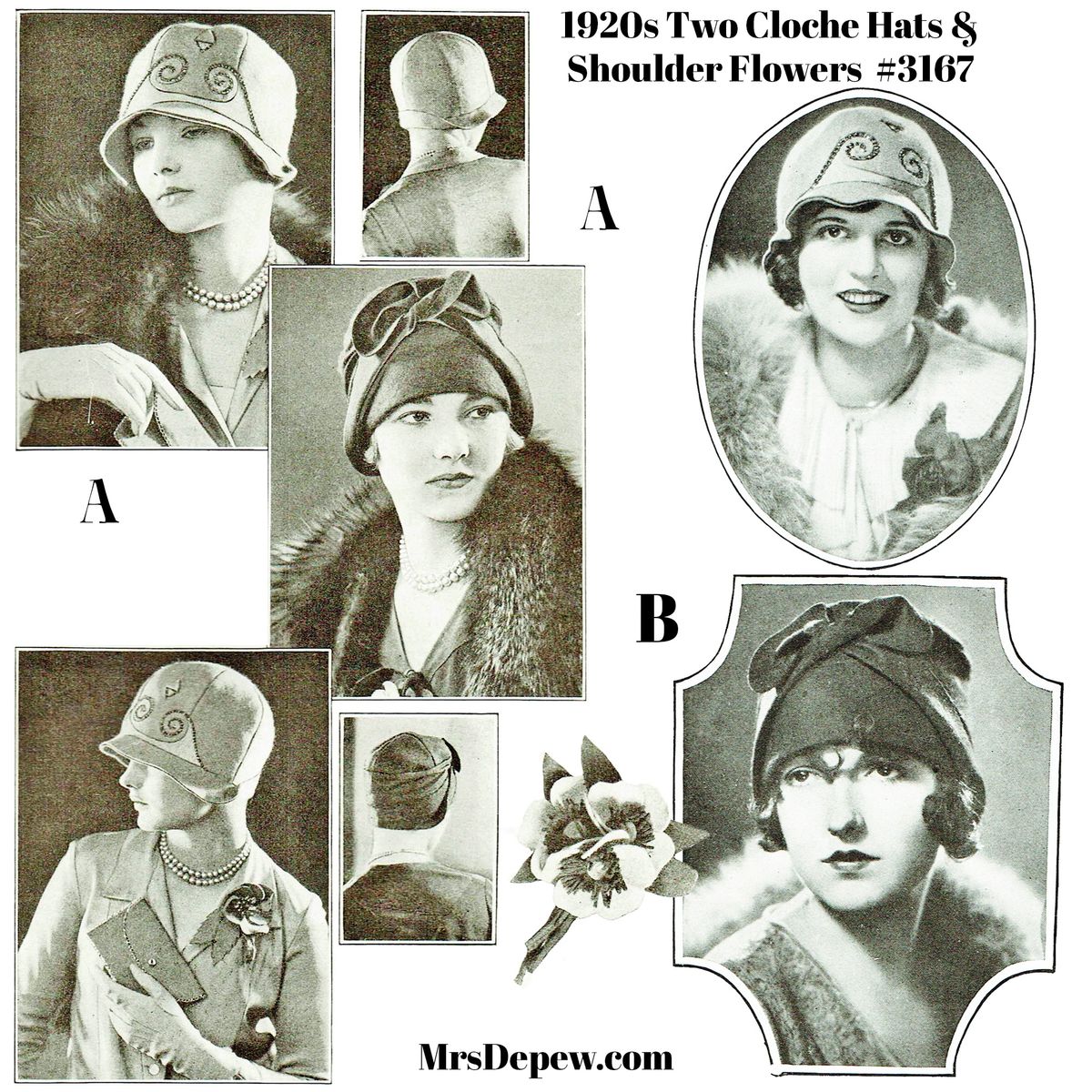 Vintage women's hot sale hats 1920s